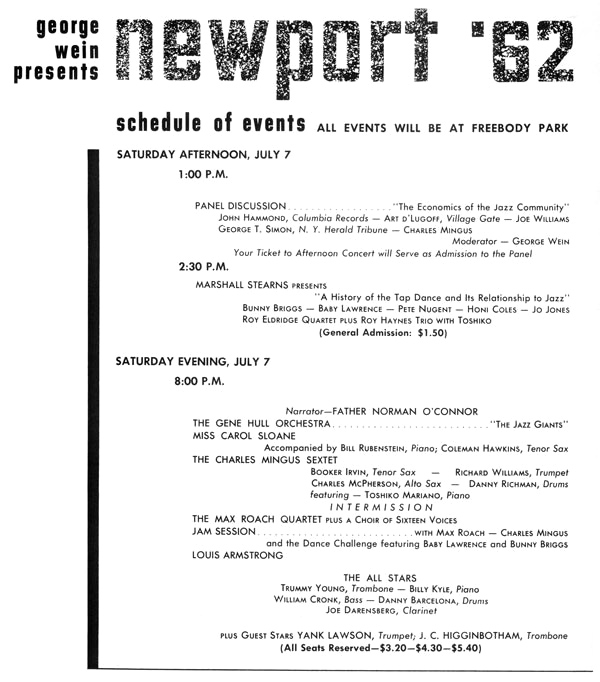 Newport Jazz Festival 1962